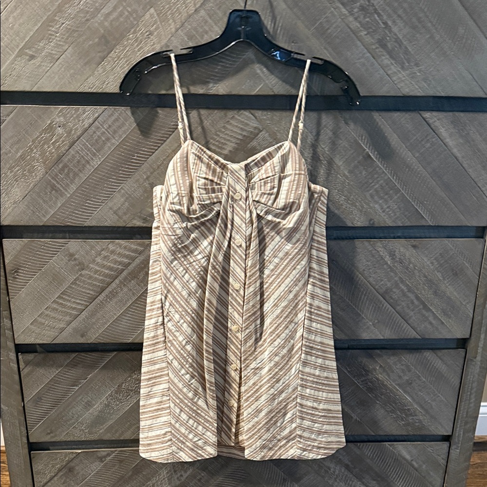 Simkhai Tan and White Striped Dress